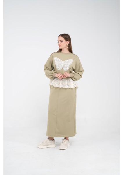 Dantel Detaylı İkili Takım K8068 indirimleri