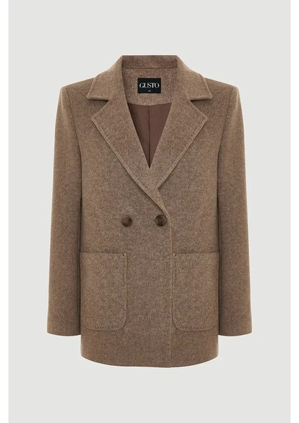 Cepli Yün Kaban - Vizon