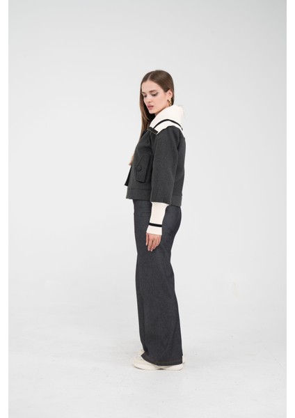 Oversize Fermuarlı Sweat Ceket K1720 modelleri