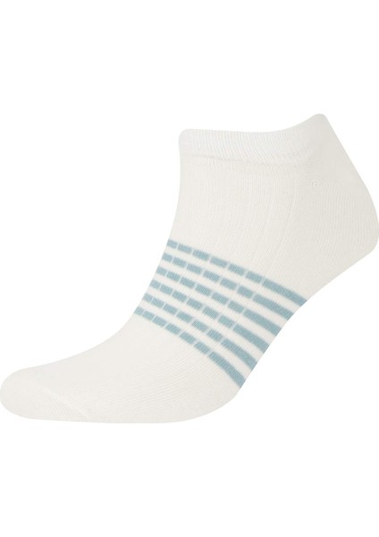 Erkek 3'lü Pamuklu Patik Çorap D9947AXNS