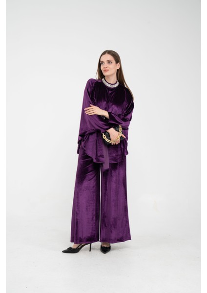 Taş Detaylı Kadife Takım K8048 fiyatları