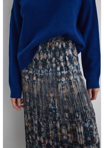 Basic Triko Kazak - Saks fırsatları