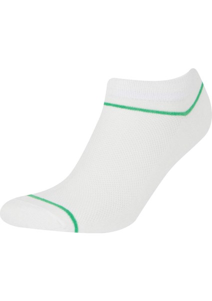 Erkek 5'li Pamuklu Patik Çorap D9959AXNS