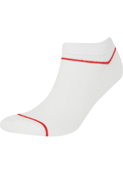 Erkek 5'li Pamuklu Patik Çorap D9959AXNS