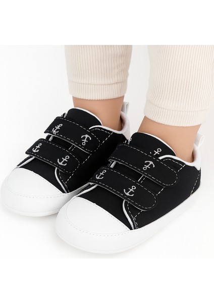 Denizci Desenli Ilk Adım Yumuşak Tabanlı Ayakkabı