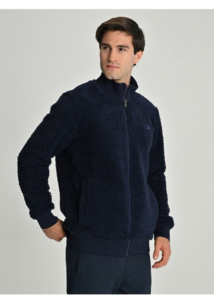 Erkek Trıbun Çubuklu Peluş Çift Taraf