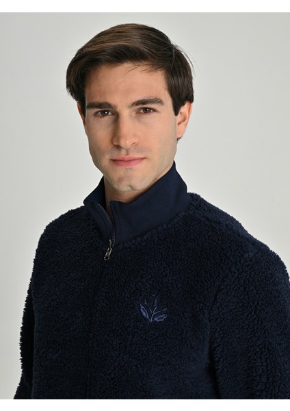 Erkek Trıbun Çubuklu Peluş Çift Taraf