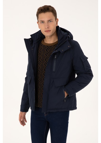 Erkek Lacivert Mont 50310262-VR033 modelleri