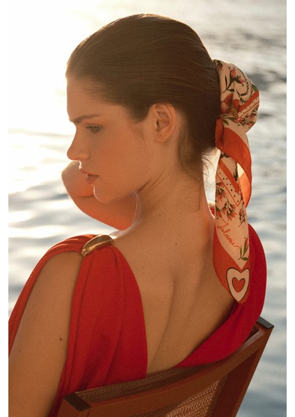 Desenli Modal Fular Love