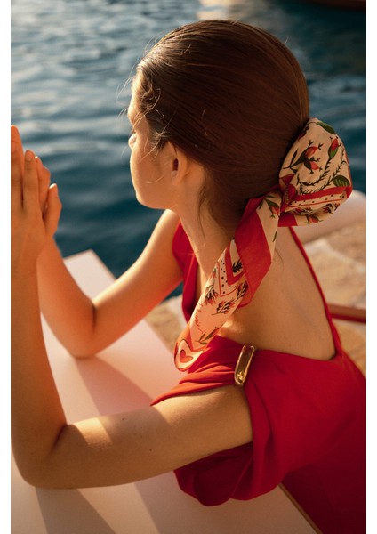 Desenli Modal Fular Love fiyatları