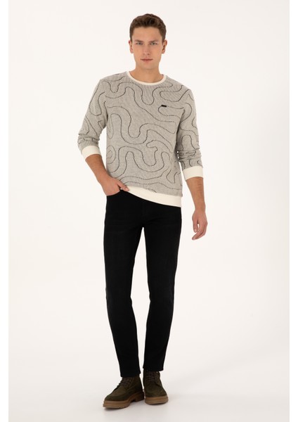 Erkek Siyah Sweatshirt 50308910-VR046 fırsatları