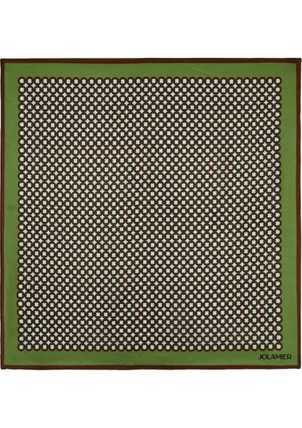 Desenli Modal Fular Classic Yeşil indirimleri