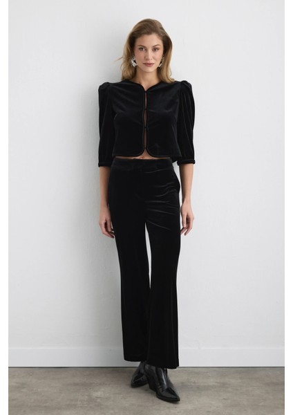 Kadife Bolero Ceket - Siyah fiyatları