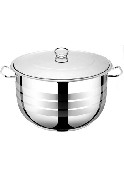 30X20 Cm Çelik Kapaklı Çelik Derin Tencere 11,5 Lt fırsatları