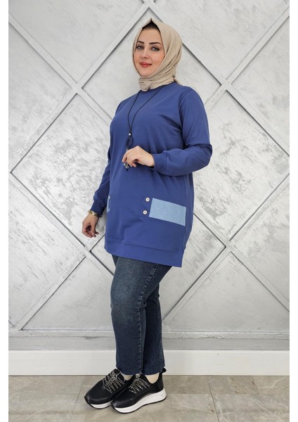 Kadın Kombin Detaylı Tesettür Tunik