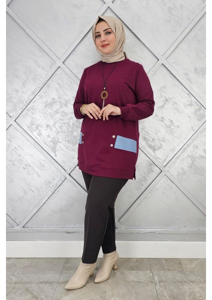 Kadın Kombin Detaylı Tesettür Tunik fiyatları