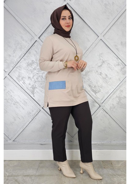 Kadın Kombin Detaylı Tesettür Tunik fiyatları