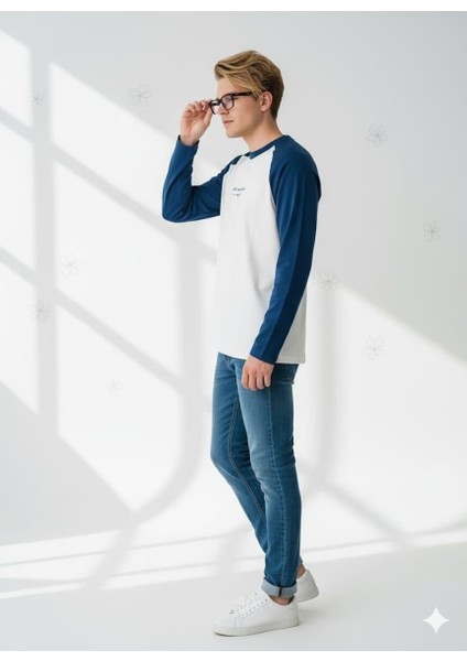 Erkek Relax Fit Rahat Kesim Pamuklu Yumuşak Dokulu Bisiklet Yaka Sweatshirt fiyatları