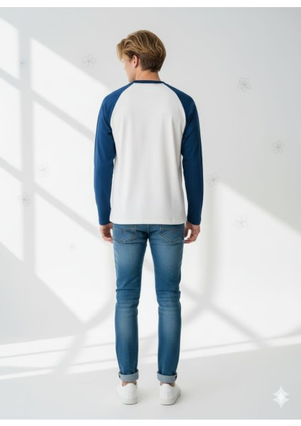 Erkek Relax Fit Rahat Kesim Pamuklu Yumuşak Dokulu Bisiklet Yaka Sweatshirt modelleri