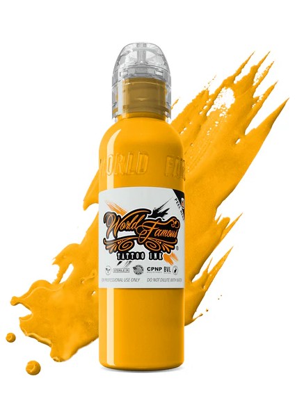 Michaelangelo Yellow - World Famous Ink Dövme Boyası - 2OZ/60ML