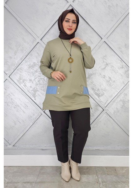 Kadın Kombin Detaylı Tesettür Tunik modelleri