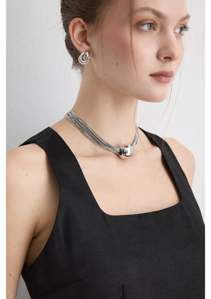 Beli Kemerli Kare Yaka Tafta Midi Elbise - Siyah fırsatları