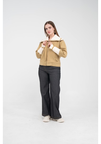 Oversize Fermuarlı Sweat Ceket K1720 fiyatları