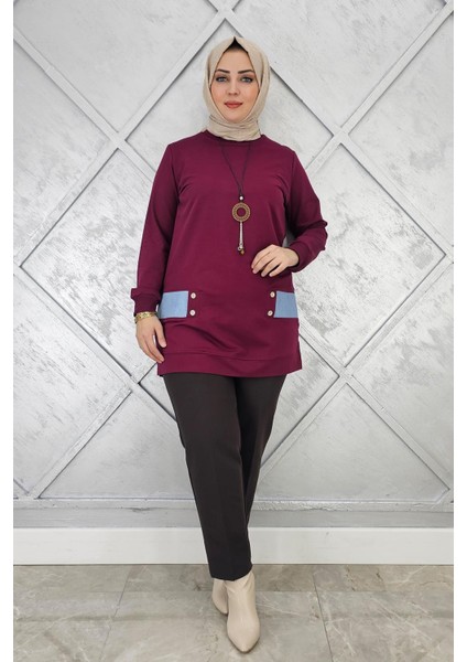 Kadın Kombin Detaylı Tesettür Tunik modelleri