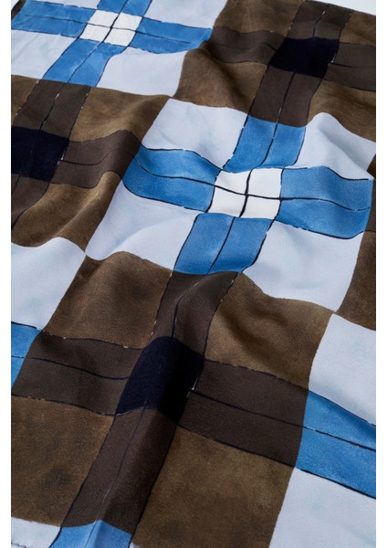 Desenli Modal Fular Dama modelleri