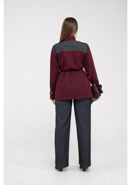 Kot Görünümlü Detaylı İkili Takım K1754 fırsatları