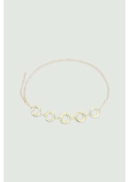 Halka Zincir Kemer - Gold