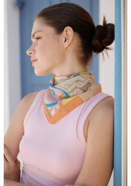 Desenli Modal Fular Hamhara fiyatları