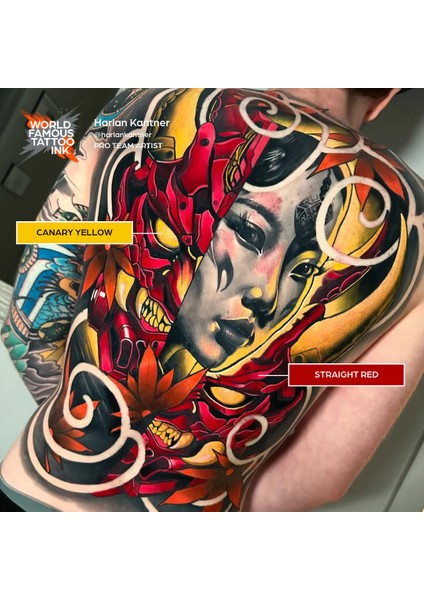 Straight Red - World Famous Ink Dövme Boyası - 4OZ/120ML fiyatları