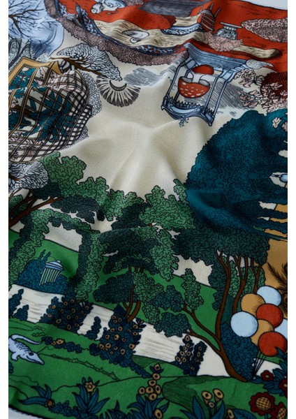 Desenli Modal Fular Babil fiyatları