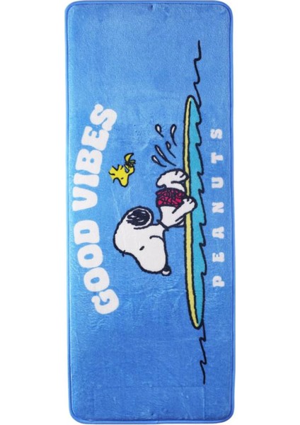 Snoopy Lisanslı Seyahat Serisi Uzun Sünger Küçük Halı 100X40 cm indirimleri
