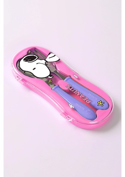 Snoopy Lisanslı Vintage Serisi Çatal Kaşık Seti (Pembe) fiyatları