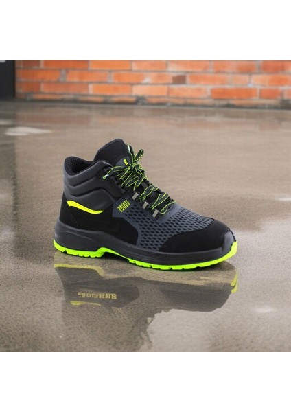 Süet Delikli Nefes Alan Çelik Burunlu Inşaatçı Tekstil Güvenlik Ayakkabı Bot Iş Ayakkabısı 42 Numara fırsatları