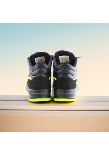 Süet Delikli Nefes Alan Çelik Burunlu Inşaatçı Tekstil Güvenlik Ayakkabı Bot Iş Ayakkabısı 42 Numara indirimleri