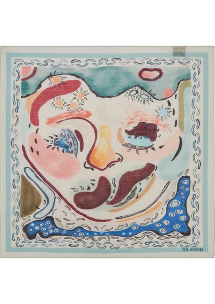 Desenli Modal Fular Abstract indirimleri