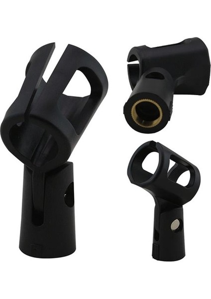 MV-002 Evrensel Tip Açısı Ayarlanabilir El Mikrofon Tutucu Klips (Sehpa Tutacağı)