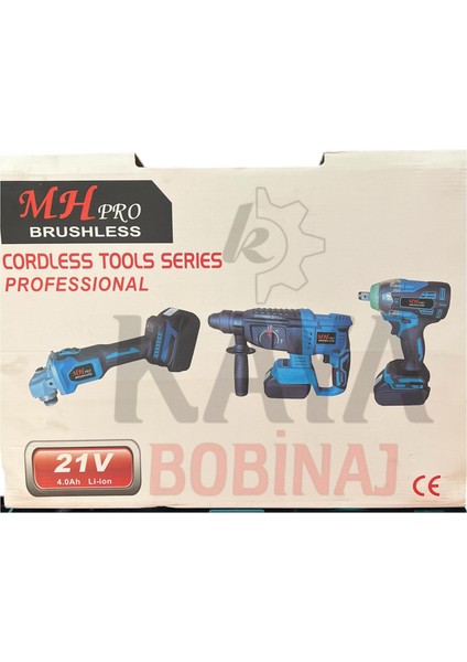 Komson Kömürsüz Motorlu Şarjlı 3'lü Set modelleri