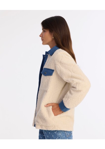 Regular Gömlek Yaka Uzun Kol Mont