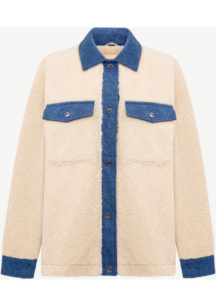 Regular Gömlek Yaka Uzun Kol Mont