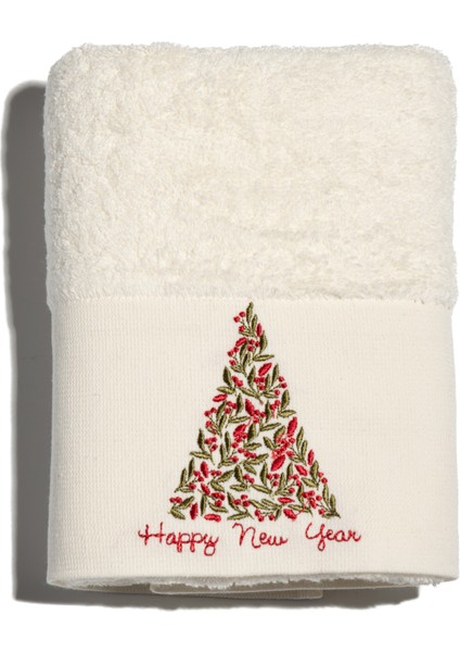 New Tree Yılbaşı Ağacı Nakışlı 50x90cm Yılbaşı Havlusu fiyatları