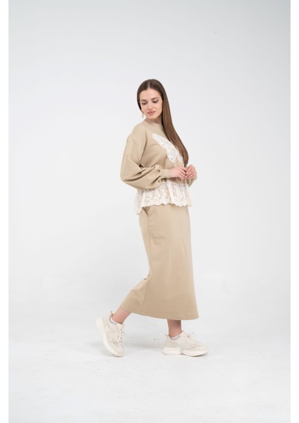 Dantel Detaylı Ikili Takım K8068 fırsatları