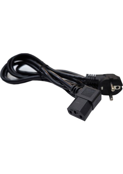 Ac 90 Derece L Power Kablo 3x0.75 L Tipi 90° Pc Monitör Power Kablosu 2m fiyatları