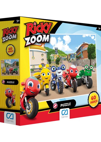 Ricky Zoom - 60 Parçalı Puzzle