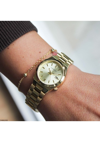 CH002305 Çelik Kordonlu Kadın Kol Saati fiyatları