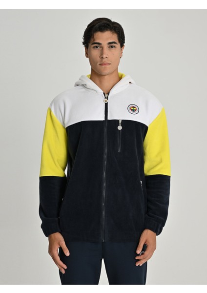 Erkek Trıbun Üç Renkli Polar Sweat