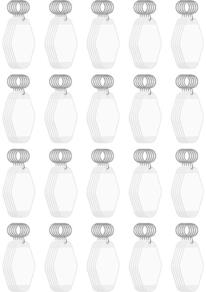 100 Adet Beyaz Boş Otel Motel Anahtarlık Toplu Plastik Süblimasyon Boş Anahtarlıklar Vintage Eşkenar Dörtgen Motel Anahtar Etiketleri (Yurt Dışından)